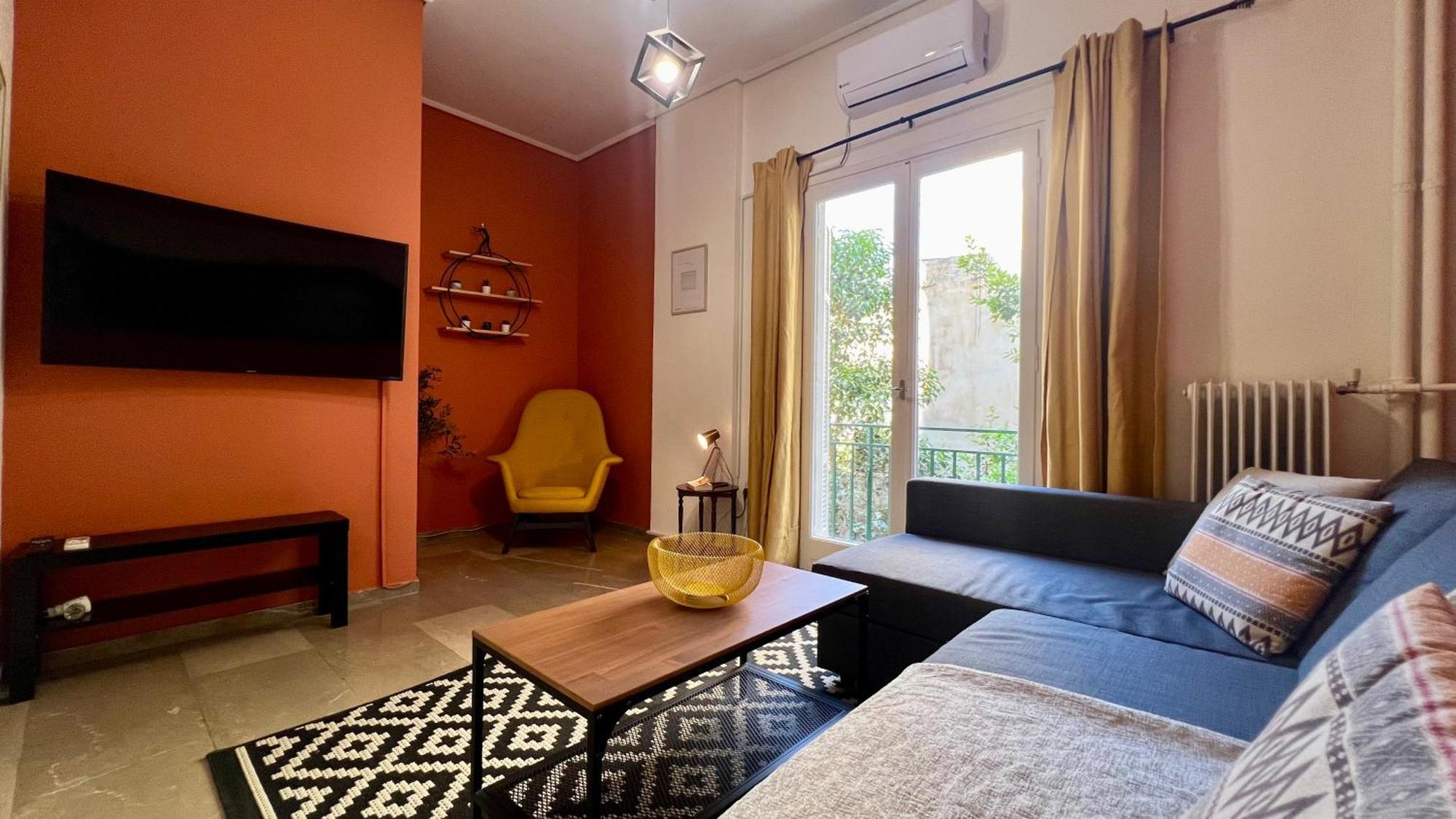 Modern & Cozy 51Sqm Apt In Thisseio Athens Luaran gambar